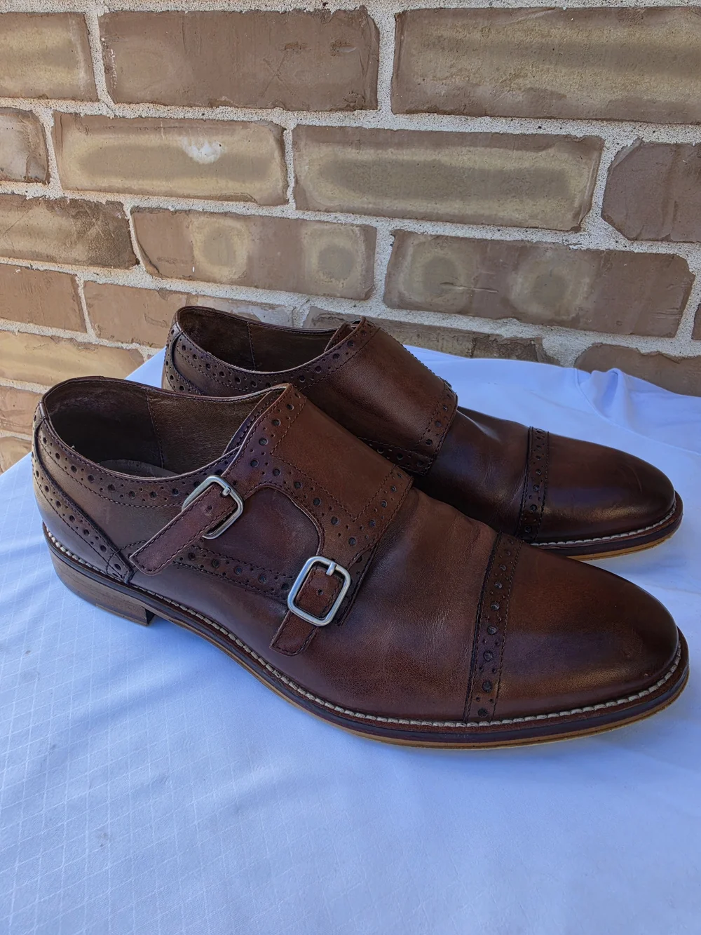 Johnston & Murphy double monk